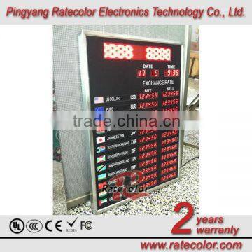 Express Hot New Product! Floor Stand Red LED Digital Electronic Exchange Rate Board for Arabic Countries photo-6