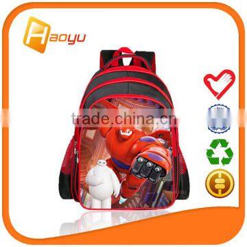 3D new design school bag for big hero backpacks