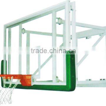 Foldable basketball system