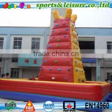 commercial grade indoor rock climbing wall inflatable for sale