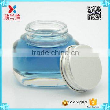 Wholesale 50ml Clear Ink Glass Bottle With Screw Cap