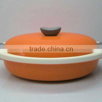 plastic casing hot pot with safety locking lid