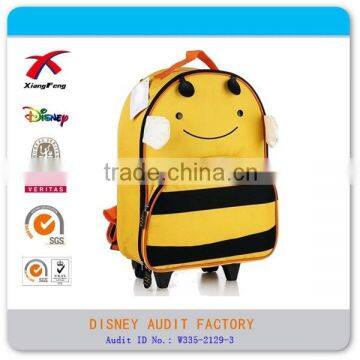 animal shaped kids wheeled market trolley bag
