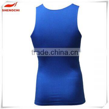 Mens Summer Bodybuilding Sports Gym Compression Tops