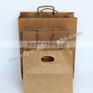 popular hand printed brown kraft paper bag                        
                                                Quality Choice