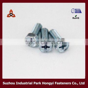 Philips Cross Hex Head Bolt M10 Galvanized Carbon Steel