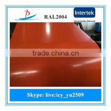 Prepainted galvanized steel sheet in coil with good quality well sold in Korea for corrugated plate