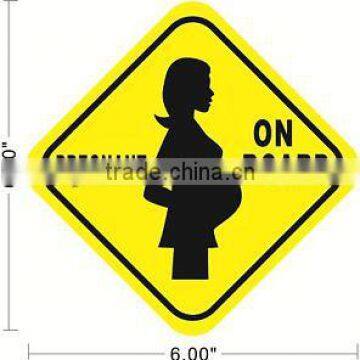 Pregnant On Board Safety Car Sign Baby Shower (M-CS061)