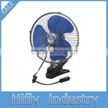 HF-802 DC 12V/24V car fans with CE certificate cigarette plug automobile fan