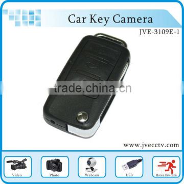 Motion Detection car key camera, 720*480 camera in car key. Mini dv camcorder, webcam car key camera JVE-3109E-1