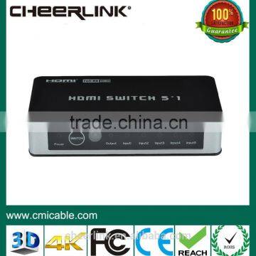 2015 most popular hdmi remote control switch 3x1 with audio