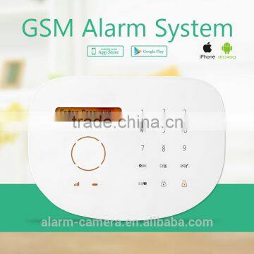 Touch Keypad Security Burglar Alarm !Wireless GSM Alarm System With APP/SMS Function and Two-way SOS Talking photo-2