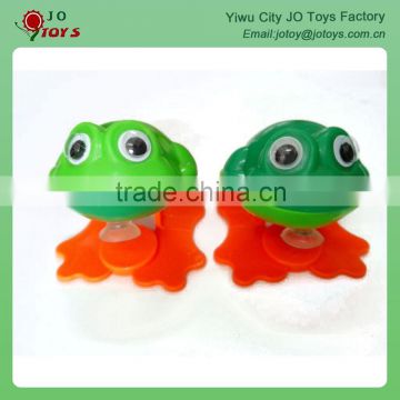 Novelty children plastic jumping frog toy