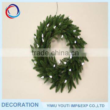 Manufacturer supply hot sale 2016  wholesale christmas wreath