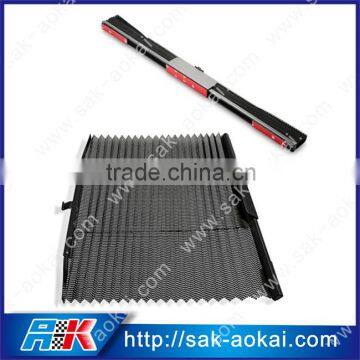 Folding Sun Car Shade Polyester Mesh Fabric photo-3
