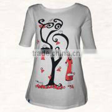 custom girls fashion t-shirts,New style top grade bright color t-shirt for girls