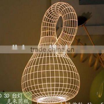 Klein Bottle 3D Effect Led Night Light with Plug