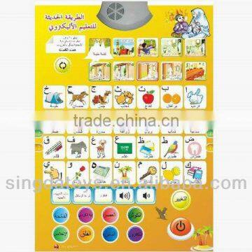 Arabic quran educational wall charts touch can make a sound