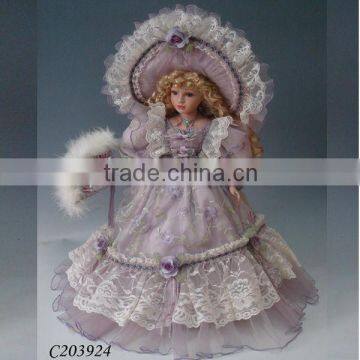 20inch New Victoria Porcelain doll made in ceramics