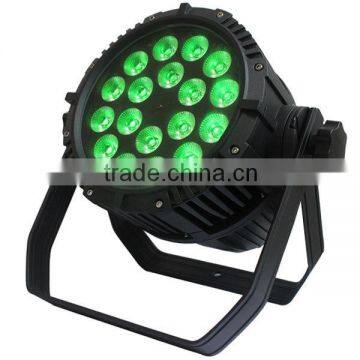 Outdoor Waterproof 18x15W 6 in 1 RGBAW UV IP65 led par can /LED waterproof par 64 led