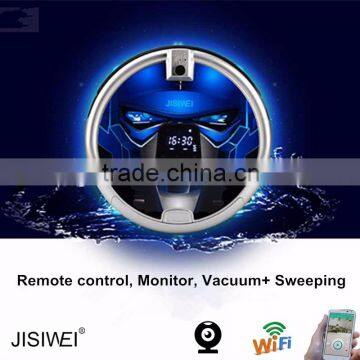 WIFI smart home! JISIWEI S+ home security and floor cleaning machine robot