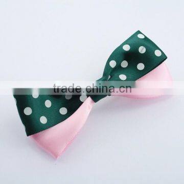 Wholesale sheer satin handmade beautiful hair bows