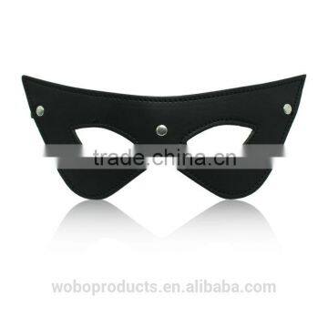 Fetish Adult Novelty Product Sex Toy PVC leather blindfold eye mask