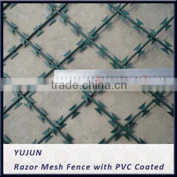 Best quality latest concertina razor barbed wire pvc coated