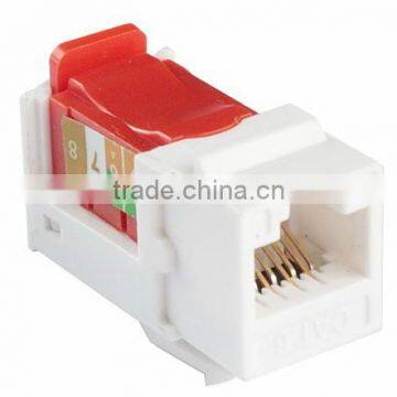 Cat6 UTP toolless rj45 keystone jack cat6 rj45 female jack                        
                                                Quality Choice