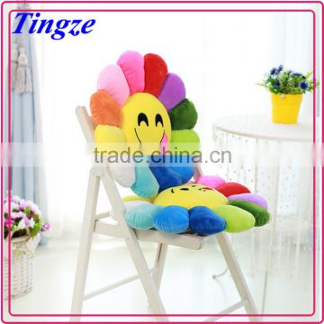 2015 New design wholesale customized plush flower whatsapp emoji pillow