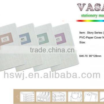 Promotional wholesale notebook with plastic cover