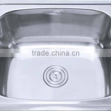 industrial stainless steel single bowl sinkmade in china