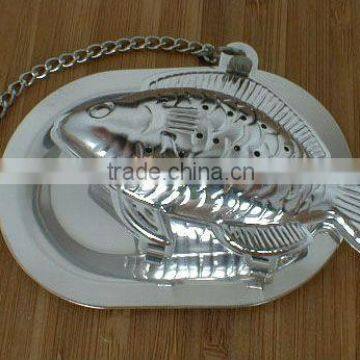 High quality animal shape tea strainer with stainless steel plating