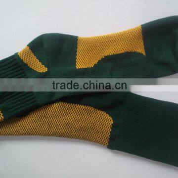 Best selling popular gym breathable custom logo football socks, professional soccer socks