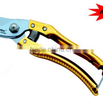 gold- plated hand shank scissors with CR-V material