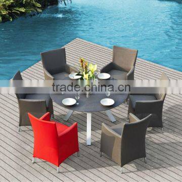 Dina outdoor furniture texti-lene sling dining set