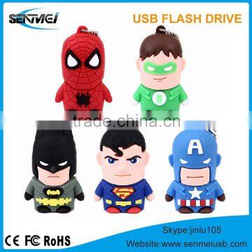 Made in China cartoon character usb flash drive, custom usb flash drive, cheap usb flash drive