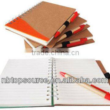 Cheap Recycled Notebook with Pen