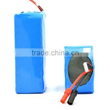 Hot selling ! 10P6S 22.2V 30Ah rechargable battery pack with LG 18650 HG2 with connector use for Robot &UAV