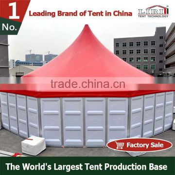 Mobile temporary round dome tent in various colours