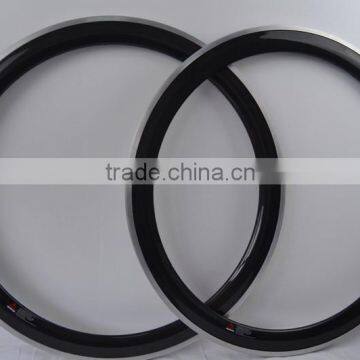 Super light weight road bicycle clincher carbon rims Rim-R50C for sale