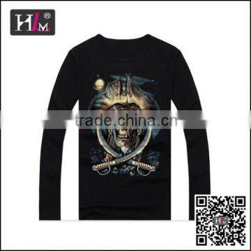 Hotsale market niche long sleeve tshirt mens with hign quality