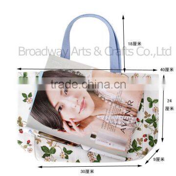 Reusable cotton bag/canvas cotton bag printed shopping bag