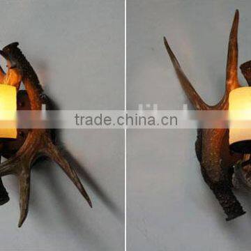 Rural Style Light Resin Antler Creative Light Deer Horns II Wall Lamp photo-4
