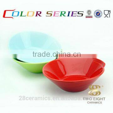 Wholesale eco friendly chinese tableware, hand ceramic serving bowls