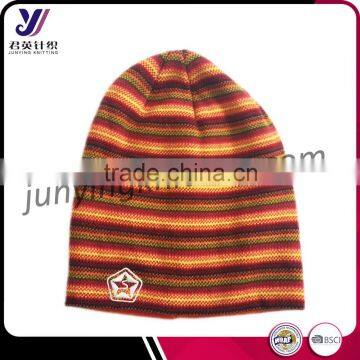 Custom cool winter crocheted hats wholesale designer hats factory sales (accept custom)