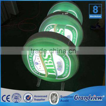 Outdoor waterproof aluminum frame acrylic vacuum forming light box