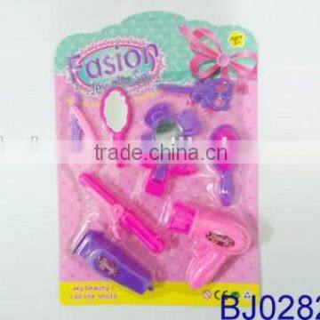 New design baby toy pink hair design toy tool set