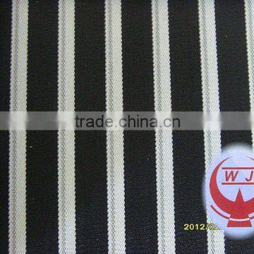 300D balck vertical stripe yarn-dyed oxford fabric for upholstery