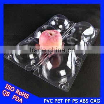 2016 China factory fruit hard plastic packing apple plastic boxes